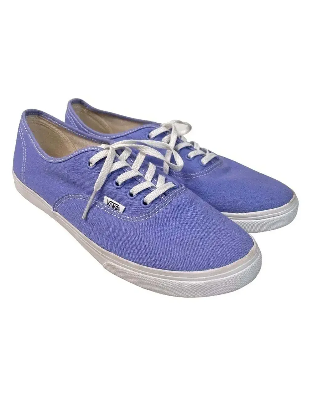 Vans Authentic Lo Pro Jacaranda True White Sneakers Womens 10 Lavender